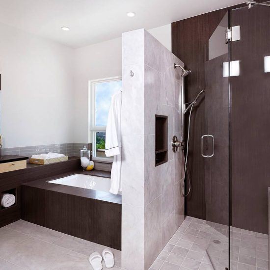 Ultra Modern New Custom Bathroom by HartmanBaldwin