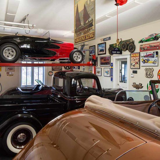 Classic Car Collectors Garage Designed by HartmanBaldwin