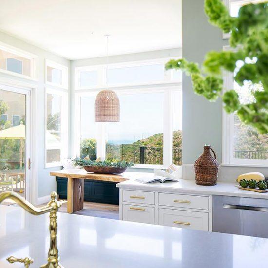 Contemporary Beach House Breakfast Nook Designed by HartmanBaldwin