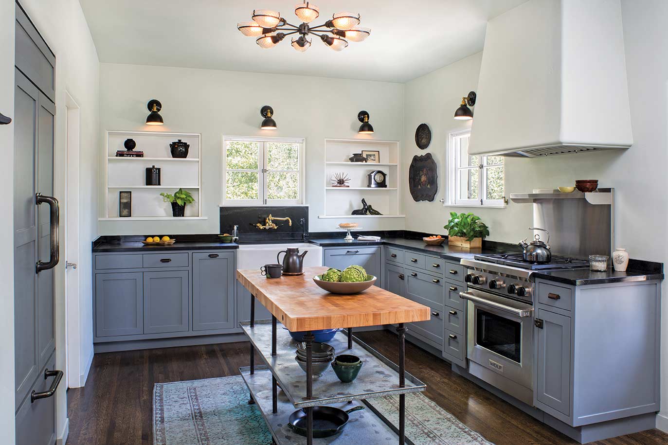 Custom Spanish Style Kitchen Designed by HartmanBaldwin