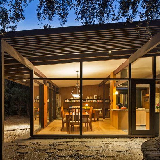 Custom Mid-Century Modern Home with Post and Beam Architecture by HartmanBaldwin