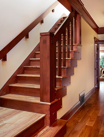 After MiraMonte Contemporary Craftsman Stairwell by HartmanBaldwin