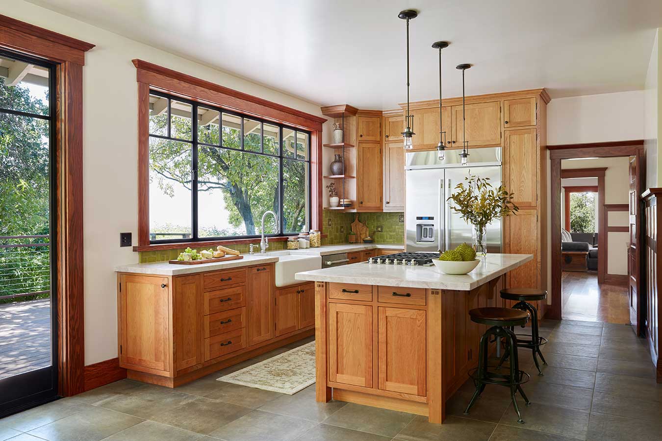 Mira Monte Craftsman Kitchen by HartmanBaldwin